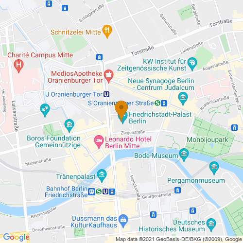 Friedrichstadt-Palast, Friedrichstraße 107, 10117 Berlin