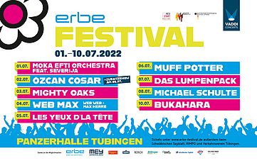 erbe Festival Tübingen 01.-10.07.2022